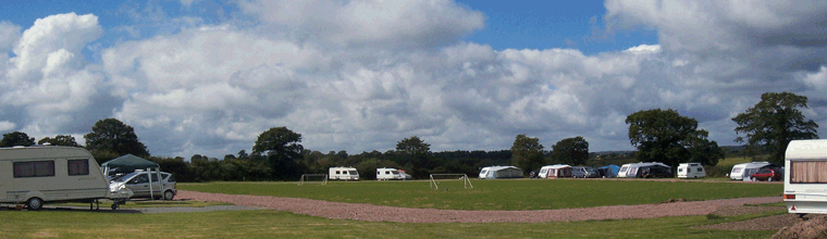 West Middlewick Farm campsite, Devon